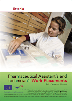 Handbook for Pharmaceutical Technician and Assistant Students - Estonia