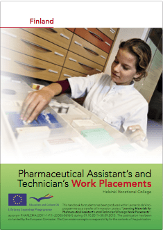 Handbook for Pharmaceutical Technician and Assistant Students - Finland
