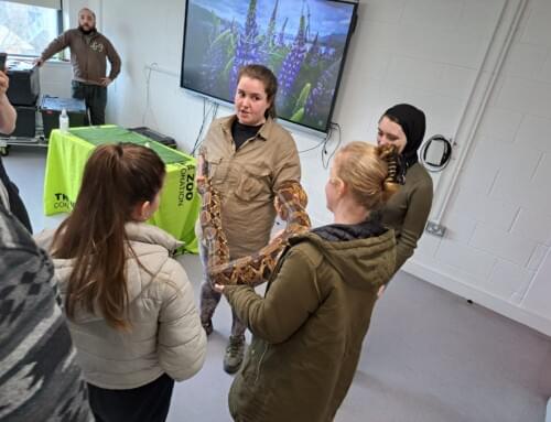 Visit by the National Reptile Zoo to DSC