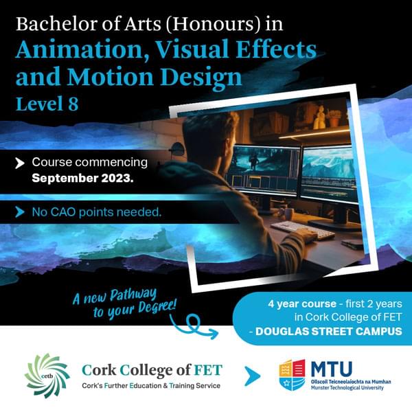 BA (Hons) Animation, Visual Effects and Motion Design